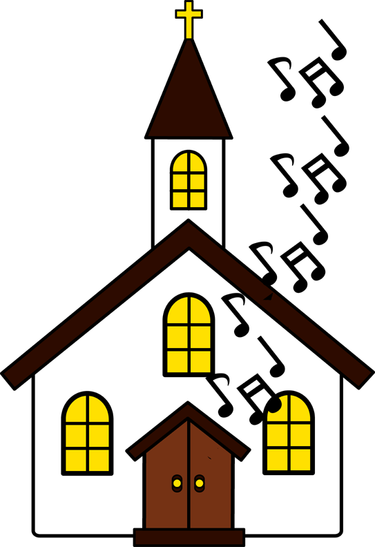 Church Music Clipart - Clip Art Church Music - Png Download (543x792), Png Download