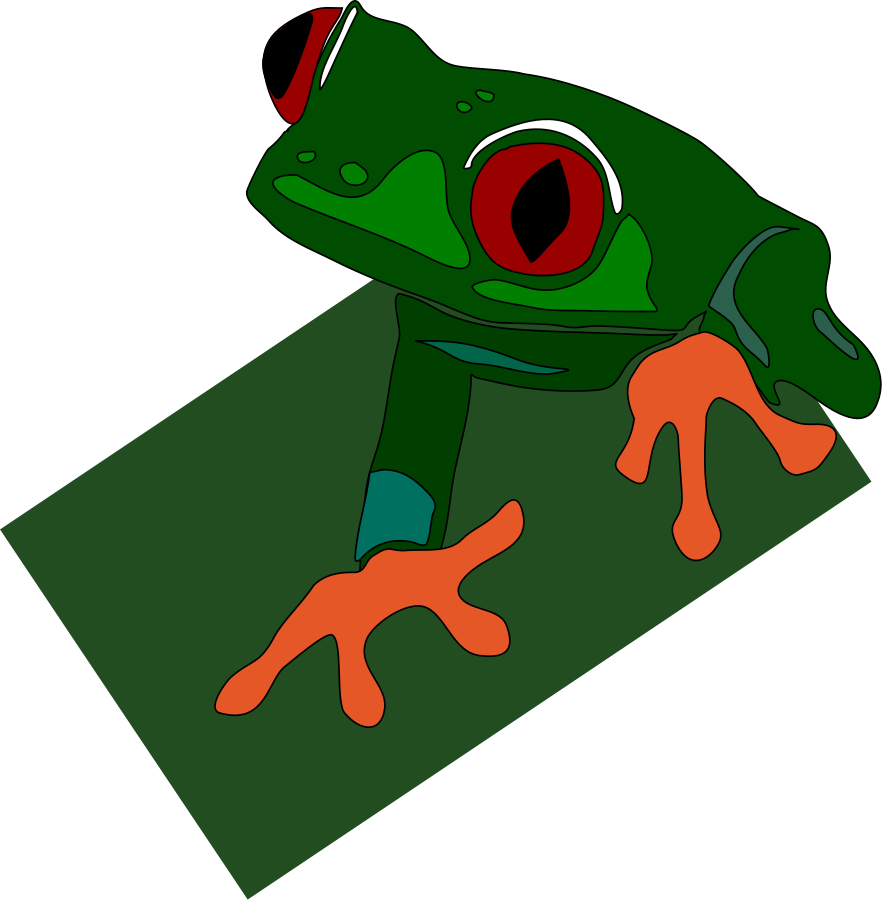 Red Eye Frog Svg Clip Arts 588 X 600 Px - Png Download (588x600), Png Download