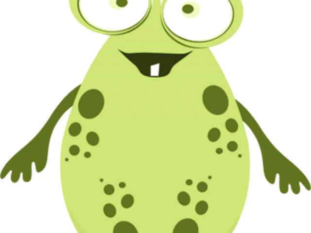 Green Eyes Clipart One - Monstre Rigolo - Png Download (640x480), Png Download