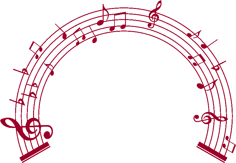 Free High Resolution Graphics And Clip Art - Musical Notes Half Circle - Png Download (800x600), Png Download