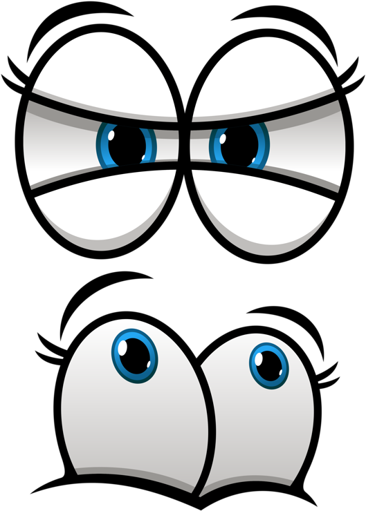 Яндекс - Фотки - Eyes Cartoon Clipart (613x800), Png Download