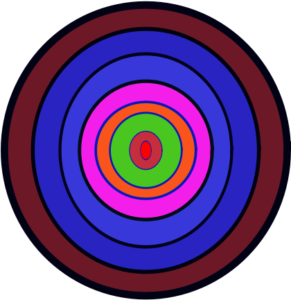 Shooting Sports Target Archery Shooting Target Bullseye - Soñar Despierto Clipart (530x750), Png Download