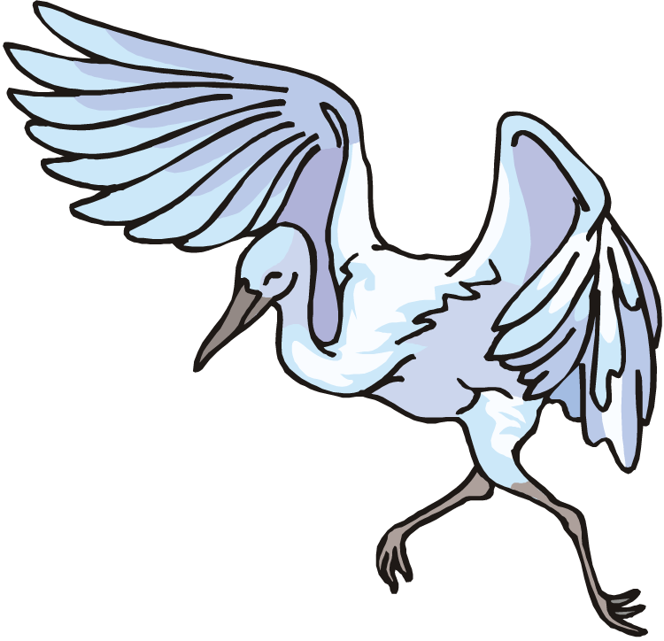 Free Heron Clipart - Heron Flying Line Art - Png Download (750x724), Png Download