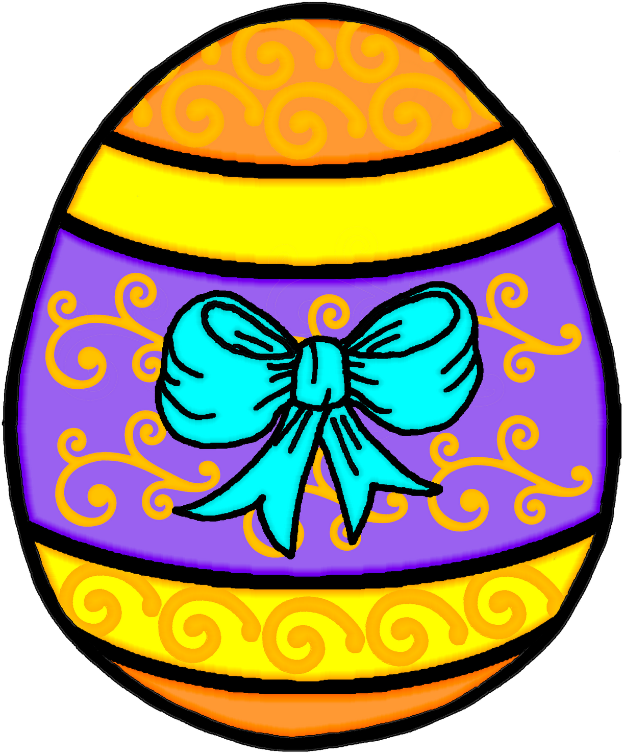 Easter Egg Clipart Egg - Clip Art - Png Download (1252x1600), Png Download