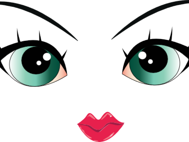 Girl Eyes Clipart - Png Download (640x480), Png Download