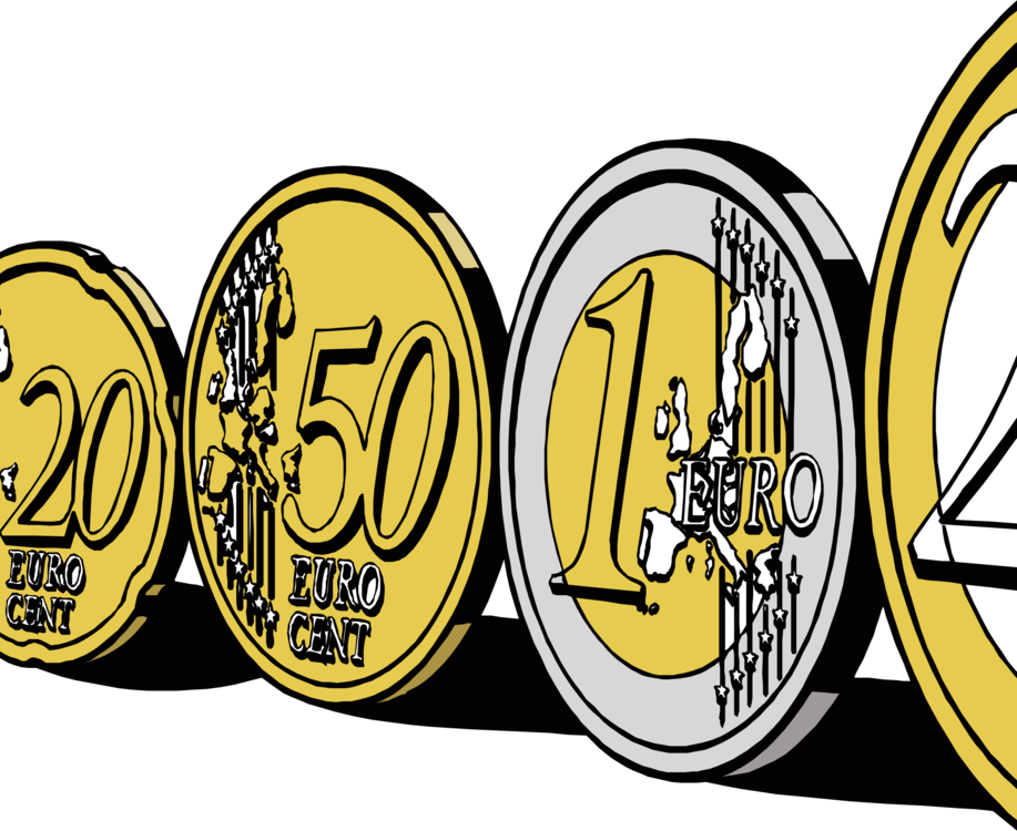 Euro Clipart Euro Coins Clip Art - Euro Clipart - Png Download (900x736), Png Download