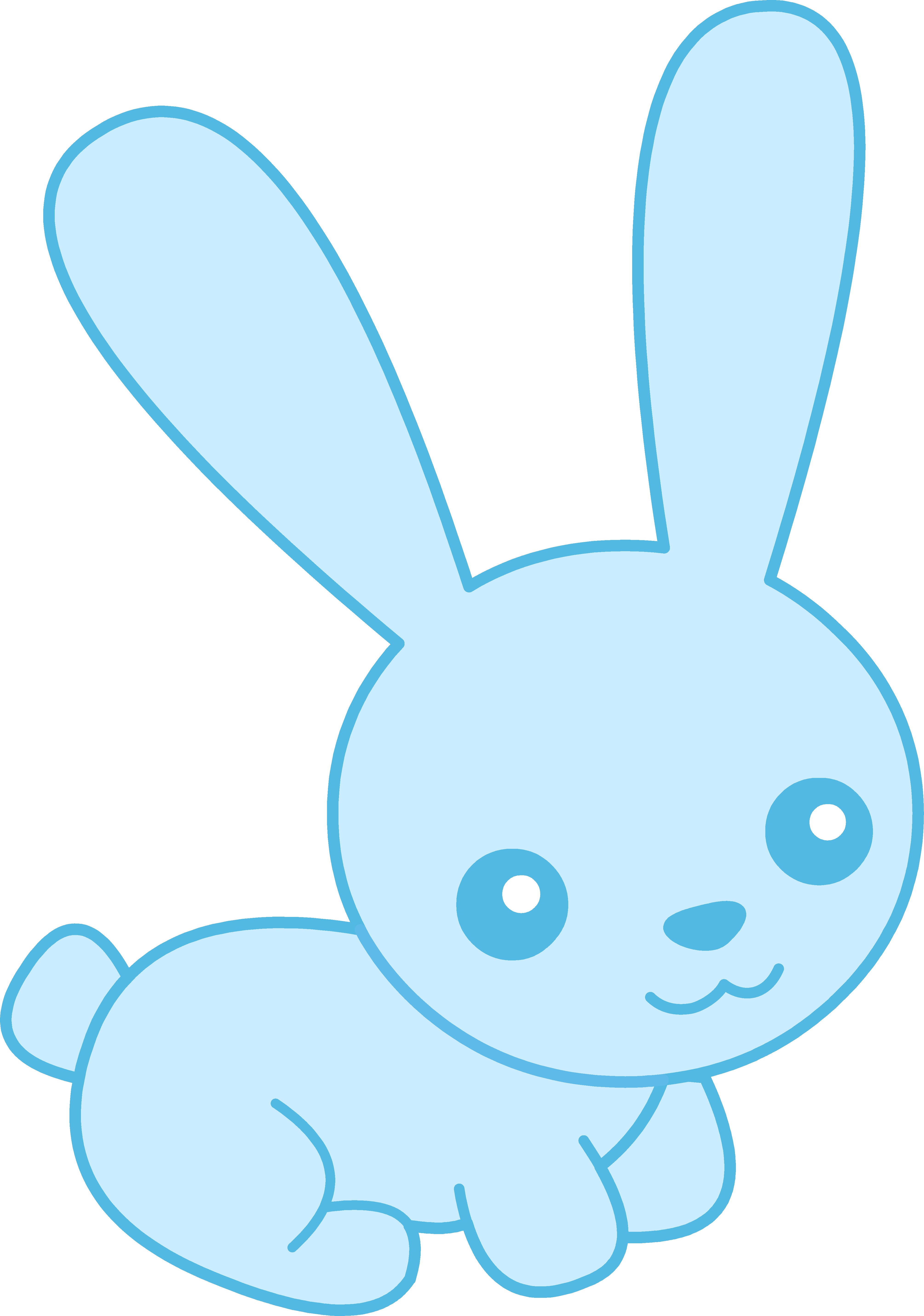 Clip Art Rabbits Image - Clip Art - Png Download (4018x5718), Png Download