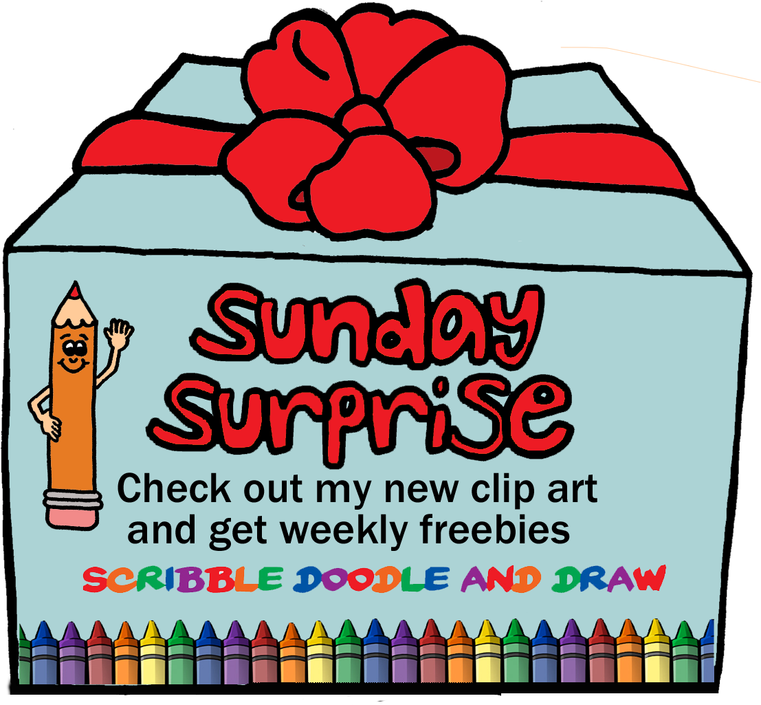 Sunday Surprise New Clip Art And Weekly Freebies For - Clip Art - Png Download (1200x1200), Png Download