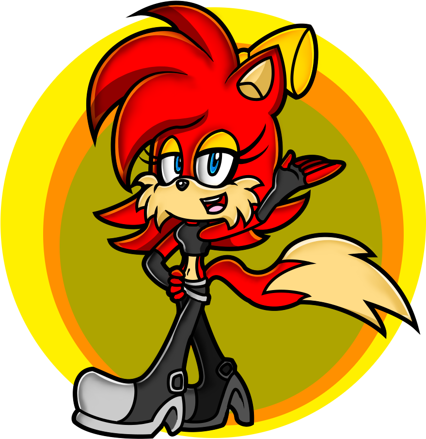 Sonic Fiona Fox Clipart Free Clip Art Images - Sonic Channel Fiona Fox - Png Download (916x1014), Png Download