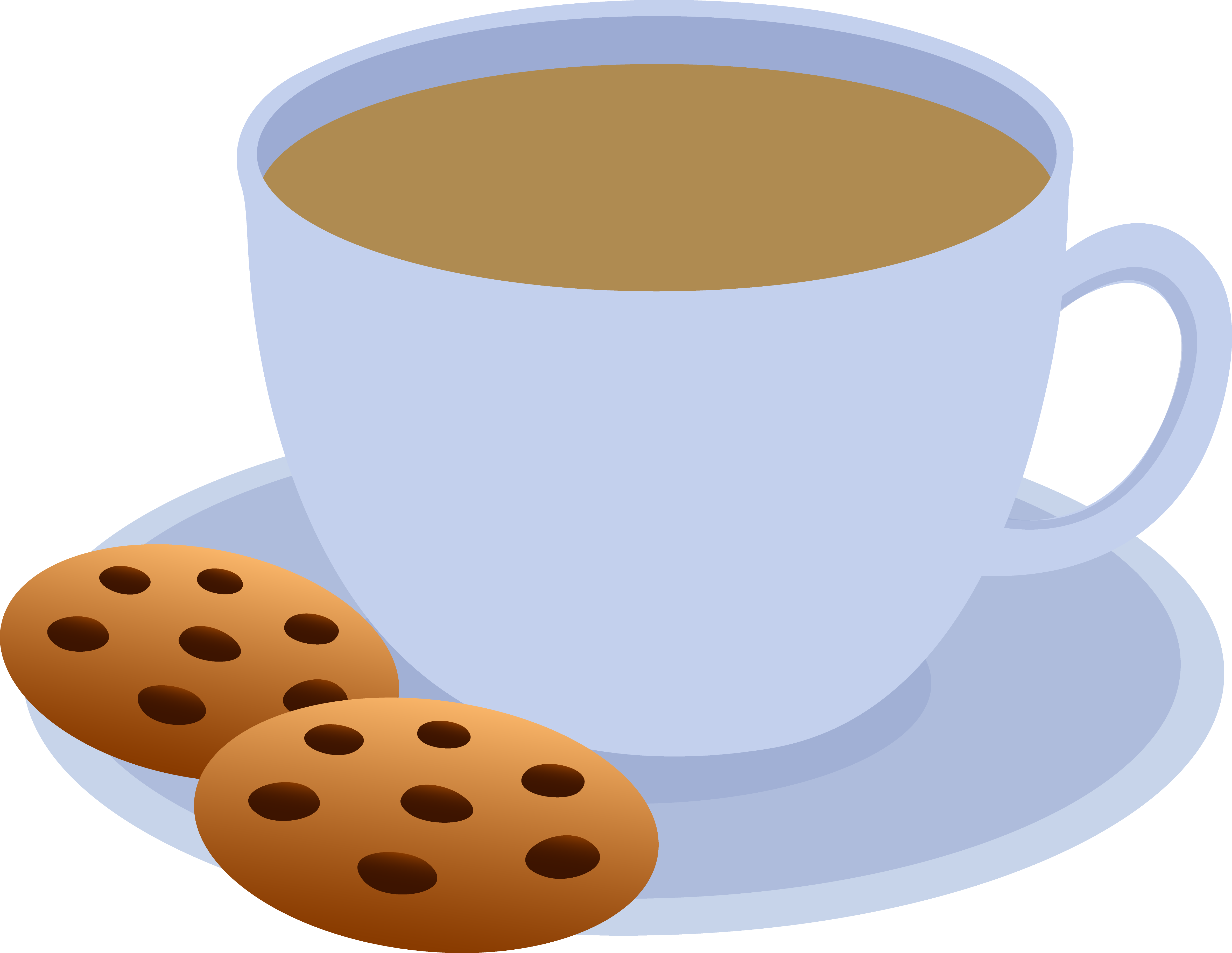 January - Tea And Biscuits Clipart - Png Download (1600x1238), Png Download