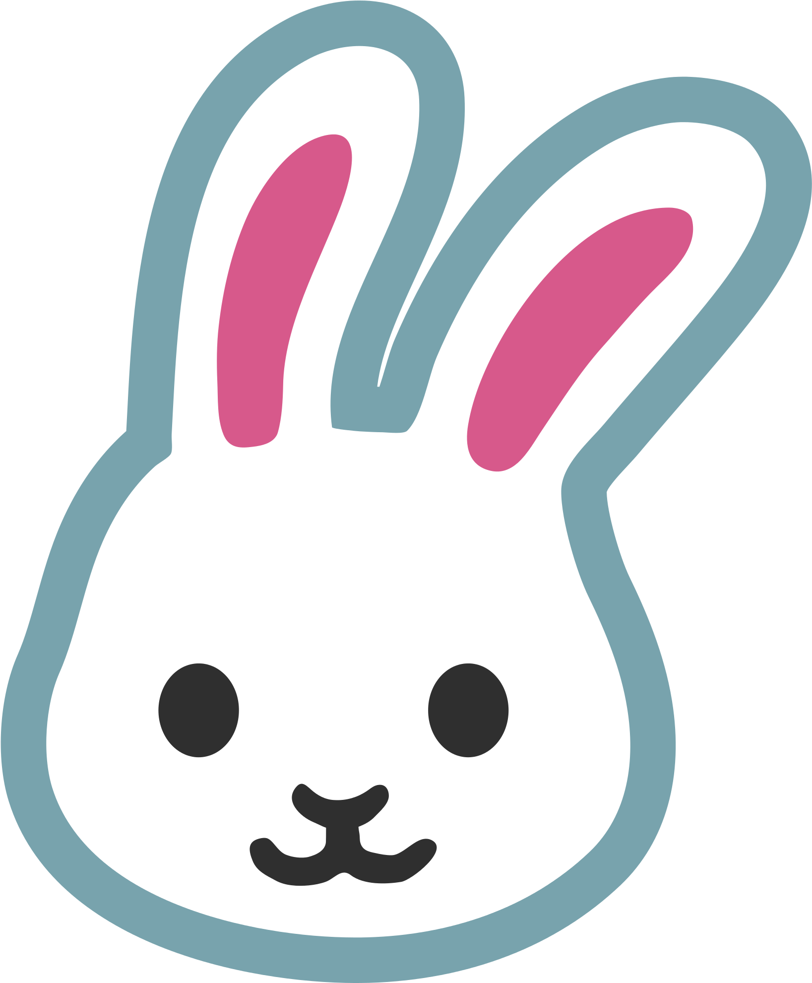 Download Download Vector Rabbit Face - Bunny Emoji Clipart (#32693 ...