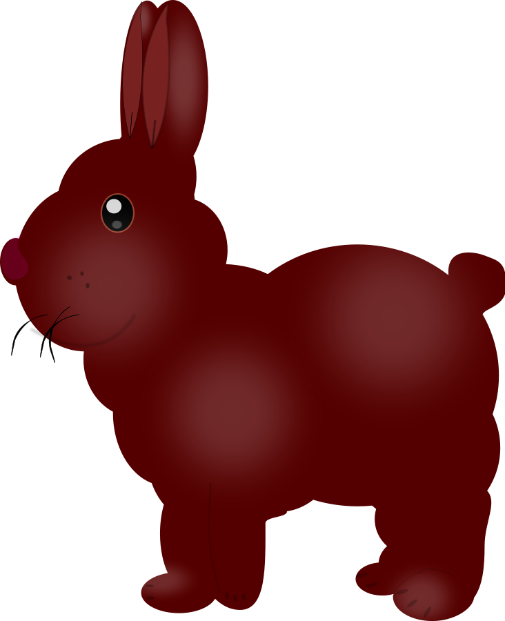 Chocolate Bunny Svg Vector File, Vector Clip Art Svg - Chocolate Clip Art - Png Download (732x900), Png Download