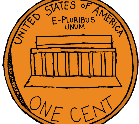 Coin Clipart Penny - Clip Art - Png Download (640x480), Png Download