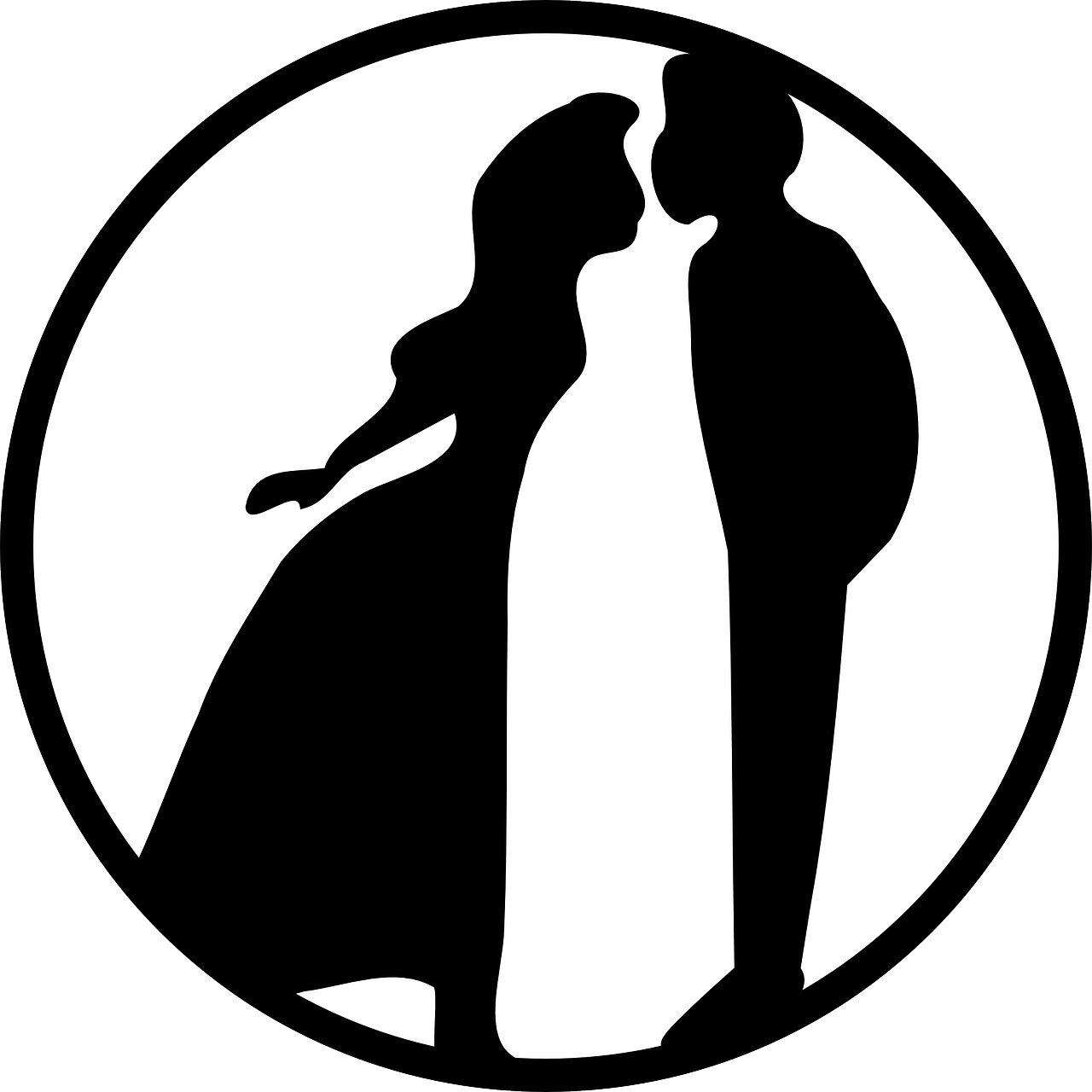 Happy Valentine Remix - Love Clipart Black And White - Png Download (800x800), Png Download