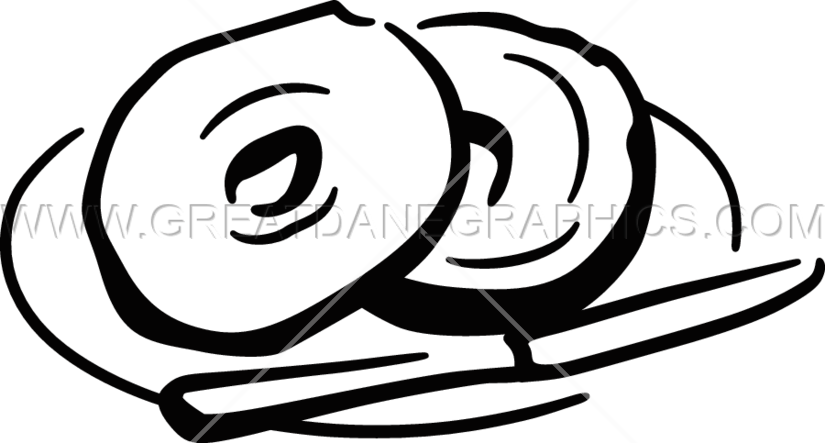 Png Library Library Bagel Drawing Black And White - Bagel And Cream Cheese Clipart Transparent Png (825x443), Png Download