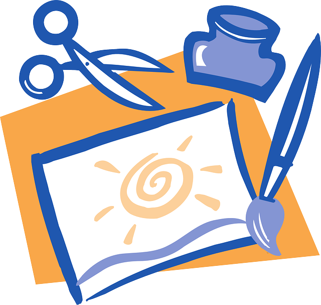 Craft Clip Art Free Clipart Images - Arts And Crafts Cartoon - Png Download (600x569), Png Download