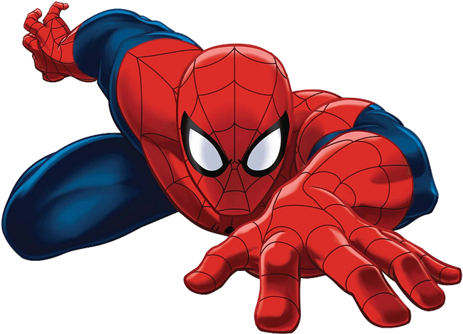 Spiderman Clip Art - Cartoon Images Of Spiderman - Png Download (665x479), Png Download