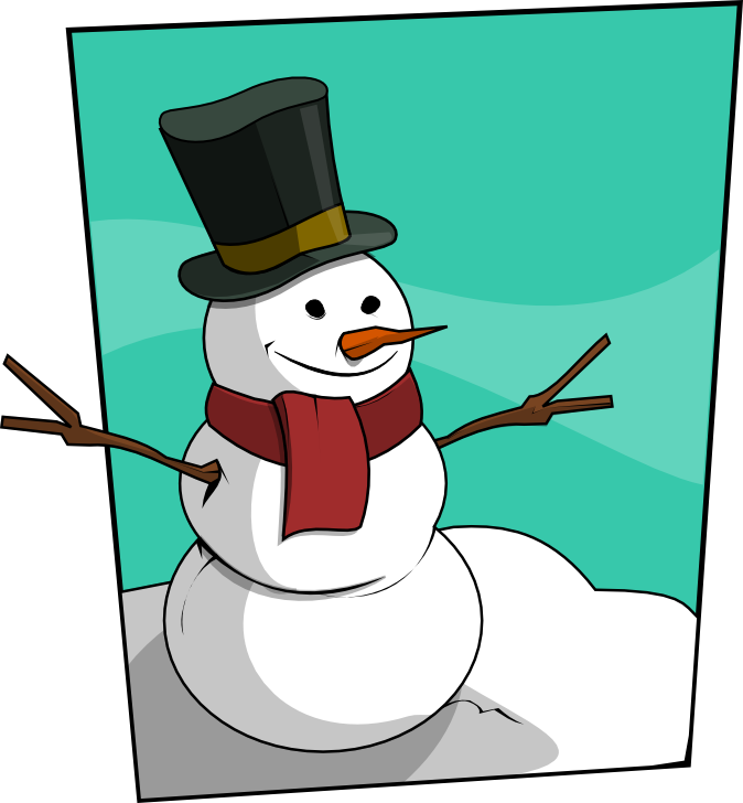 Free To Use Public Domain Snowman Clip Art - Clip Art - Png Download (674x728), Png Download