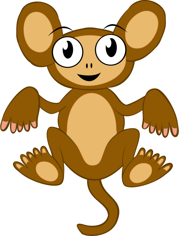 Free Monkey Cartoon Monkey Shower Curtain Clipart Full Size Clipart