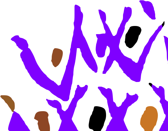 Black Choir Clipart (640x480), Png Download