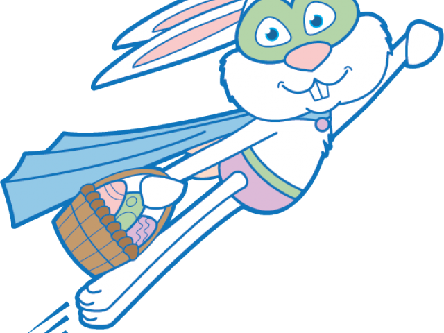 Free Easter Bunny Clipart - Easter - Png Download (640x480), Png Download