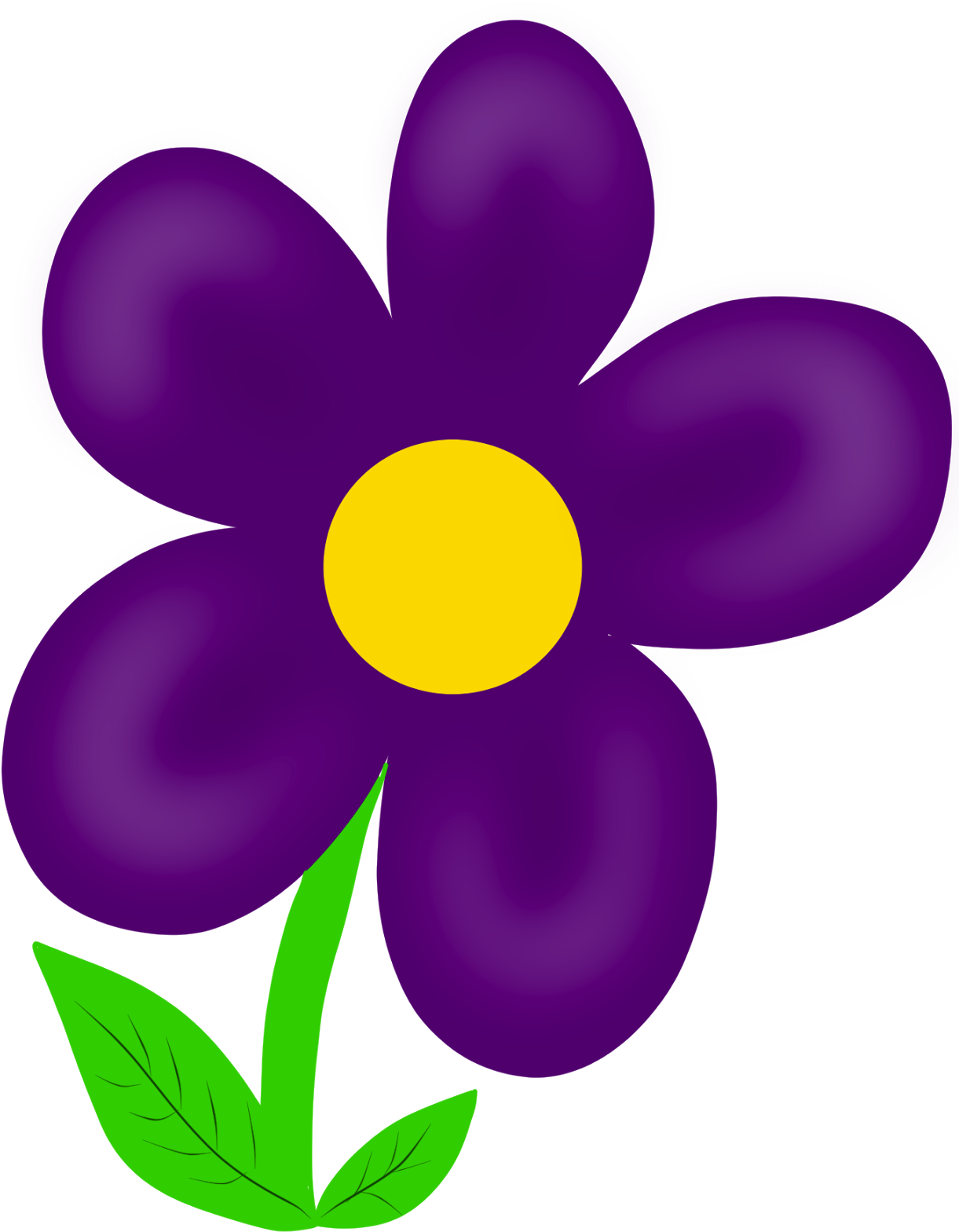 April Flower Clipart - Summer Flower Clip Art - Png Download (1225x1600), Png Download