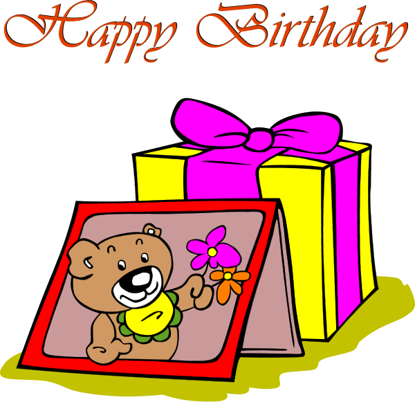 Free Clip Art Birthday Cards - Getting Birthday Cards Clipart - Png Download (600x581), Png Download