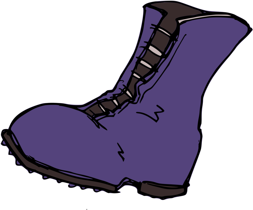 Purple Cowgirl Boots Clip Art - Boot Clip Art - Png Download (800x609), Png Download