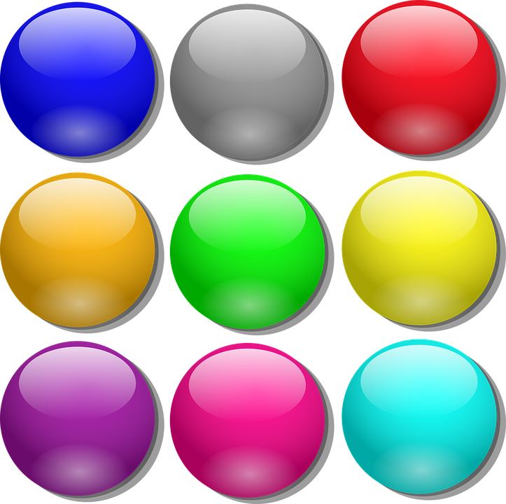 Free Vector Game Marbles Clip Art - Marbles Clip Art - Png Download (600x598), Png Download