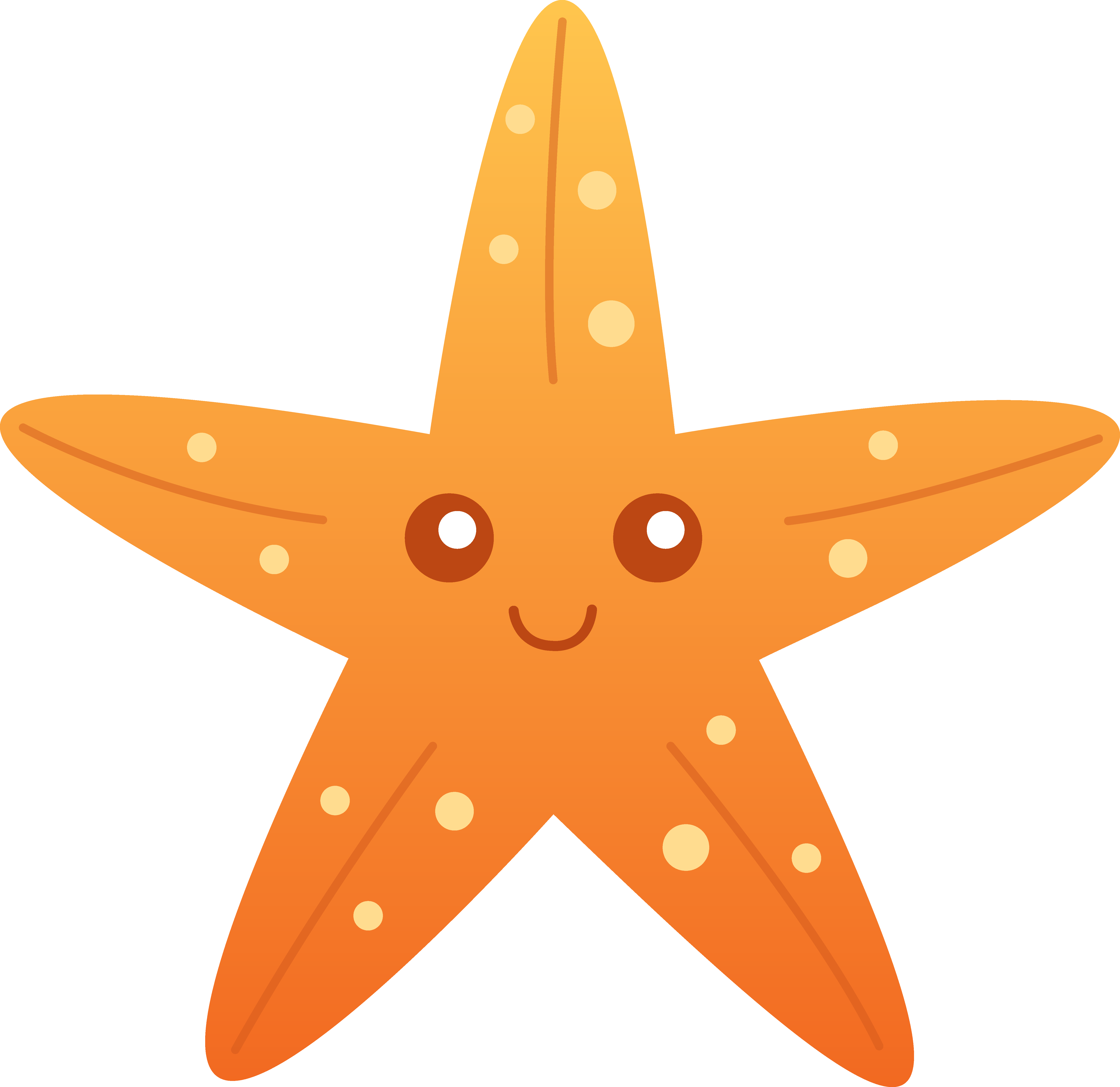 Trends For Beach Clothes Clipart - Starfish Clipart - Png Download (5546x5381), Png Download