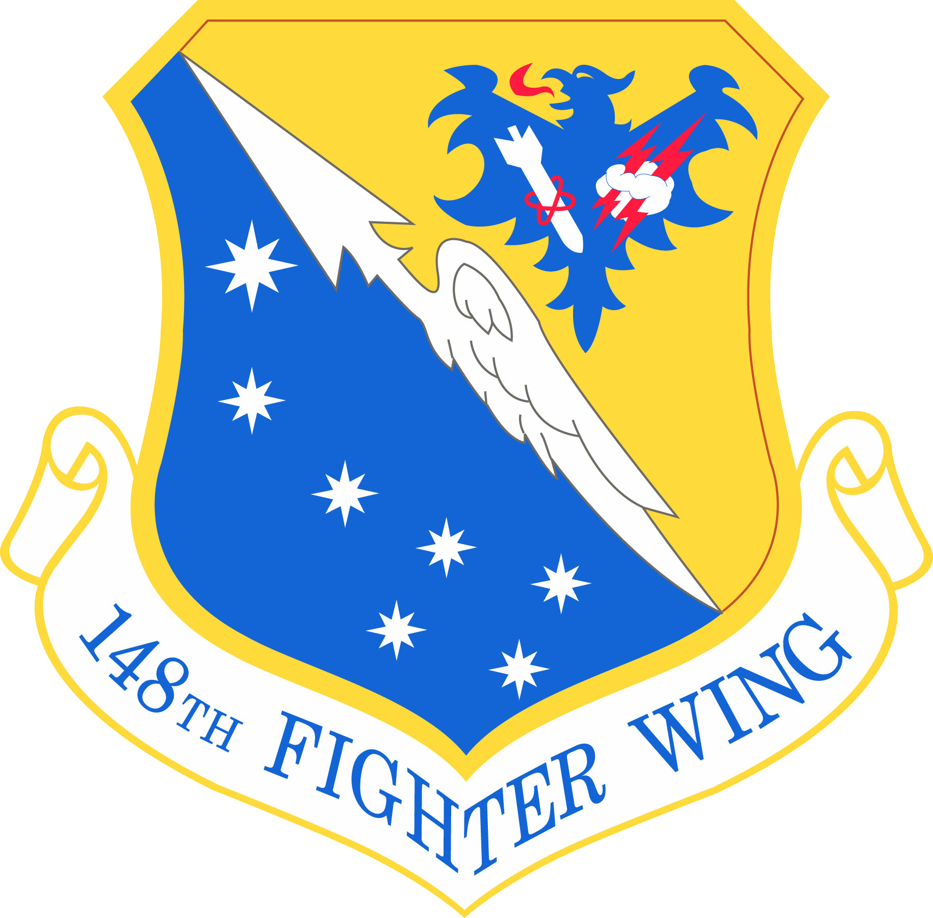 148th Fighter Wing - 148th Fighter Wing Logo Clipart (1830x1800), Png Download