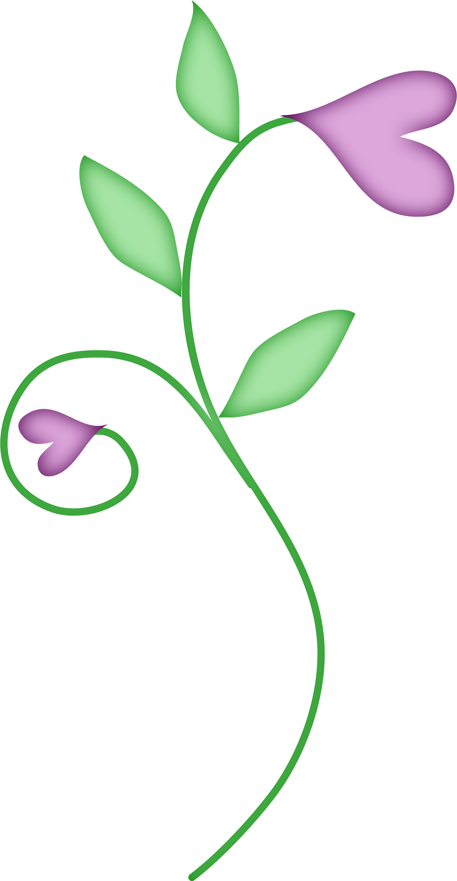 Spring Flower Clip Art Flower Clipart, Card Sentiments, - Clip Art - Png Download (1570x2938), Png Download