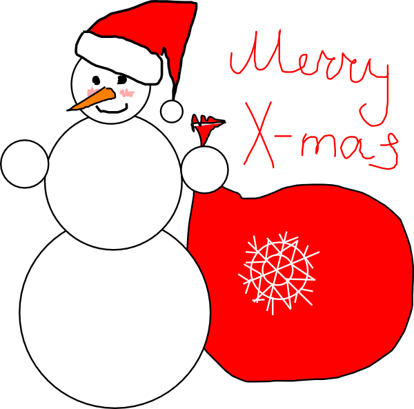Christmas Card Clipart - X Mas Clipart - Png Download (600x593), Png Download