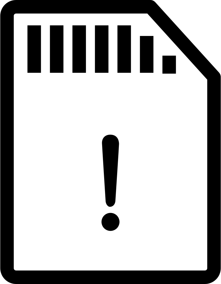 Sim Card Clipart Svg - Scalable Vector Graphics - Png Download (764x980), Png Download