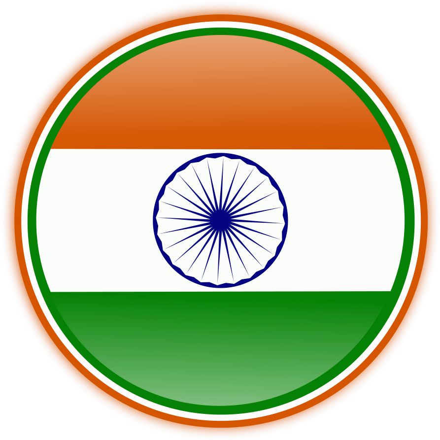 August 2011 Rotate 15 Free Indian Flag Clipart (800x800), Png Download