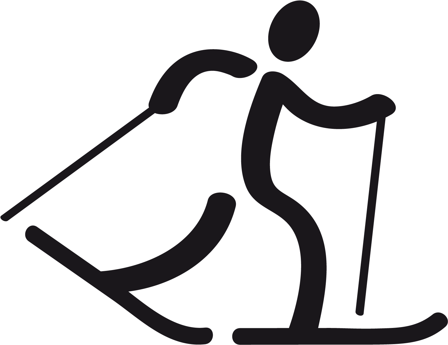 Cross Country Skiing Clip Art - Png Download (1024x791), Png Download