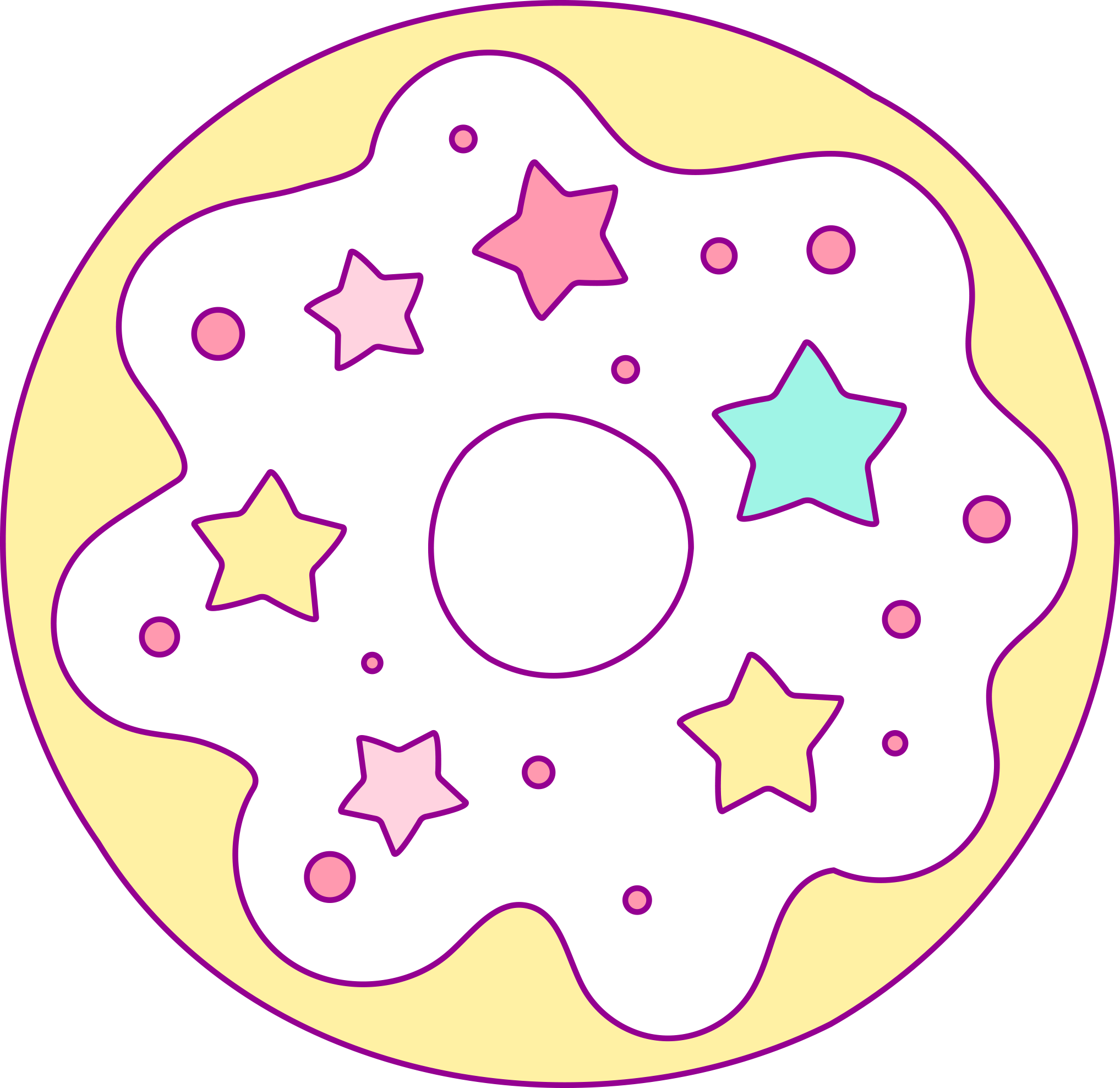 Free Hand Drawn Unicorn Clip Art - Clip Art - Png Download (2035x1976), Png Download