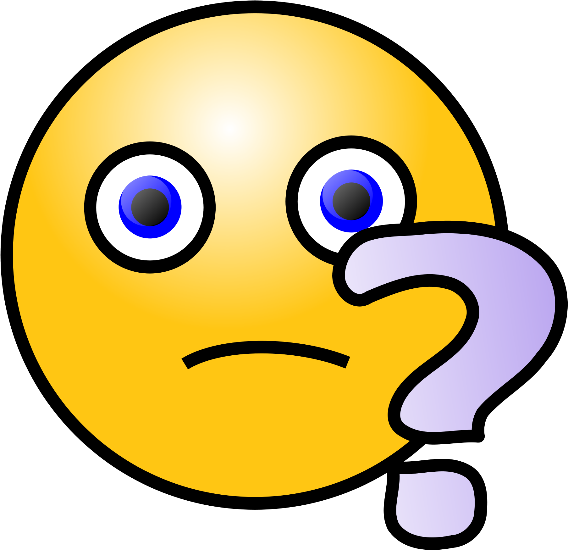 Quiz Of The Week Commencing 27th August - Question Smiley Clipart (958x958), Png Download