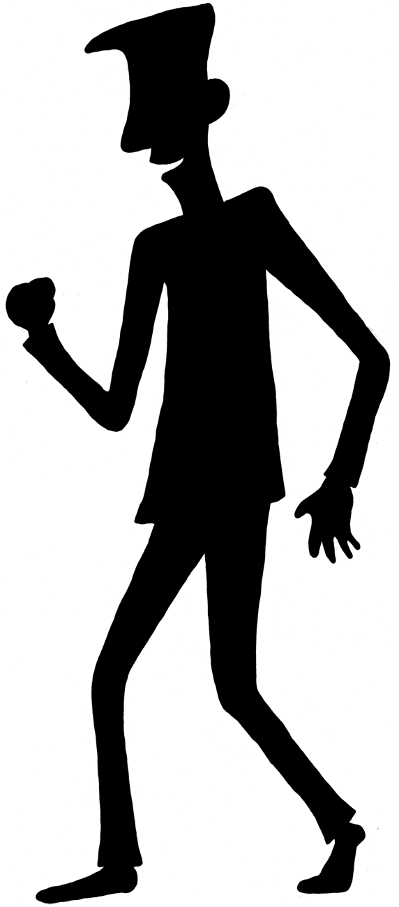 A Perfect World - Cartoon Shadow Of A Person Clipart (572x1300), Png Download