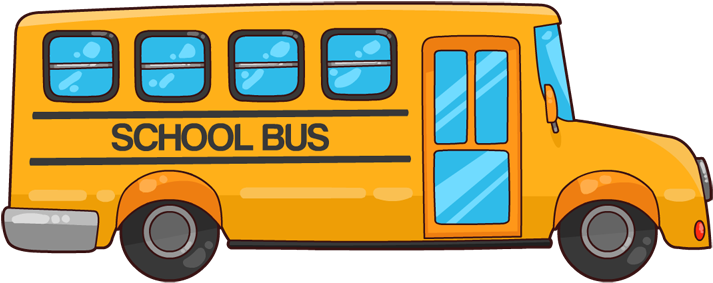 Hey Tek-ninjas In The State Of North Carolina School - School Bus Cartoon Png Clipart (823x378), Png Download