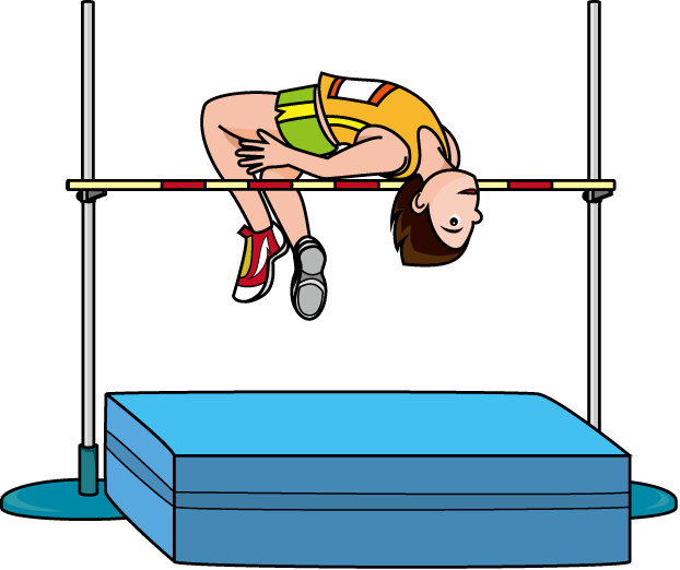 High 20clipart - High Jump Clip Art - Png Download (622x522), Png Download