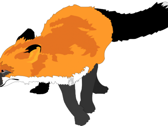 Red Fox Clipart Running Fox - Sly Fox Sticker - Png Download (640x480), Png Download
