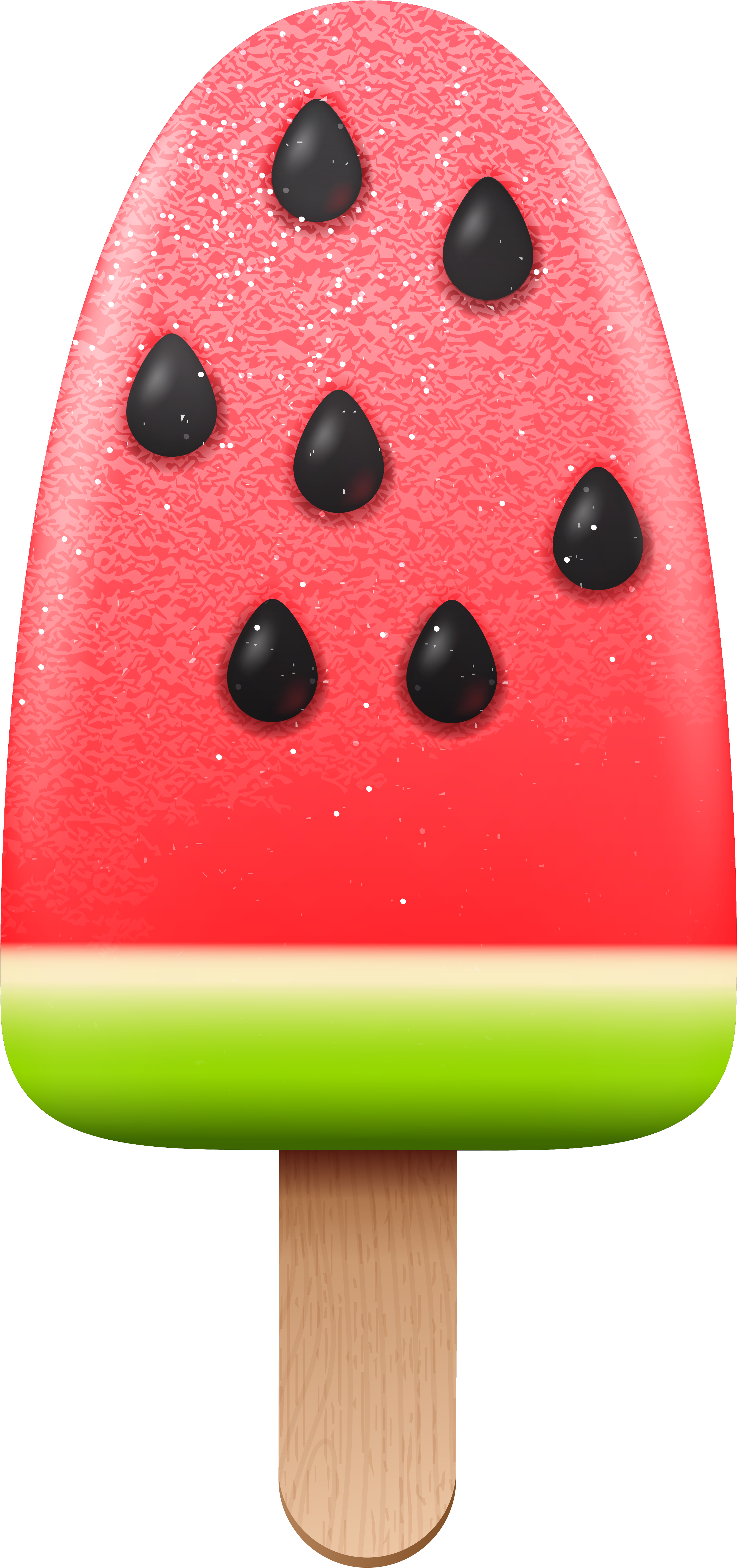 Food Clipart, Clipart Images, Ice Cream Clipart, Summer - Watermelon Ice Cream Png Transparent Png (3265x6260), Png Download