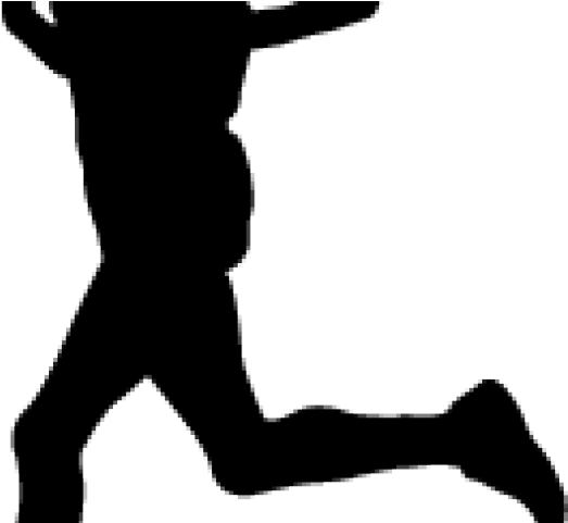 Running Clipart Silhouette - Runner - Png Download (640x480), Png Download