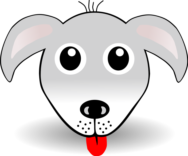 Cartoon Dog - Dog Face Clipart - Png Download (800x667), Png Download