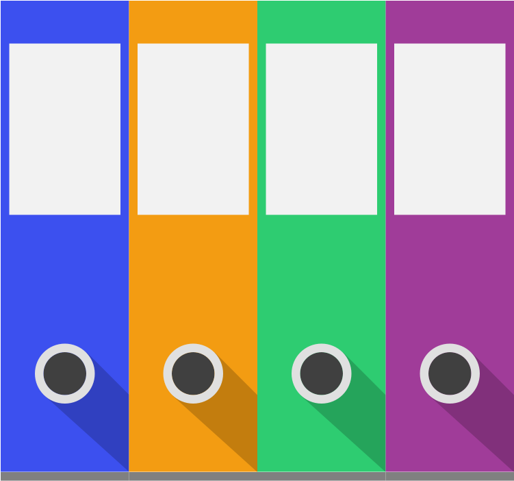 Advocacy In Action - Binders Clipart - Png Download (800x800), Png Download