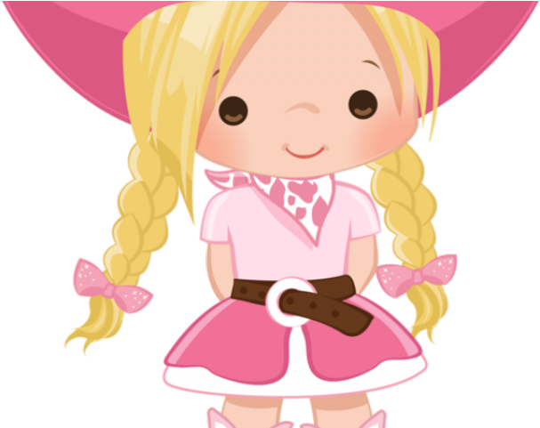 Summer Clipart Baby - Niña Vaquera Dibujo - Png Download (640x480), Png Download