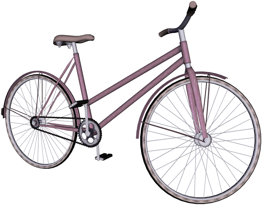 Free High Resolution Clipart - High Resolution Bicycle - Png Download (1024x724), Png Download