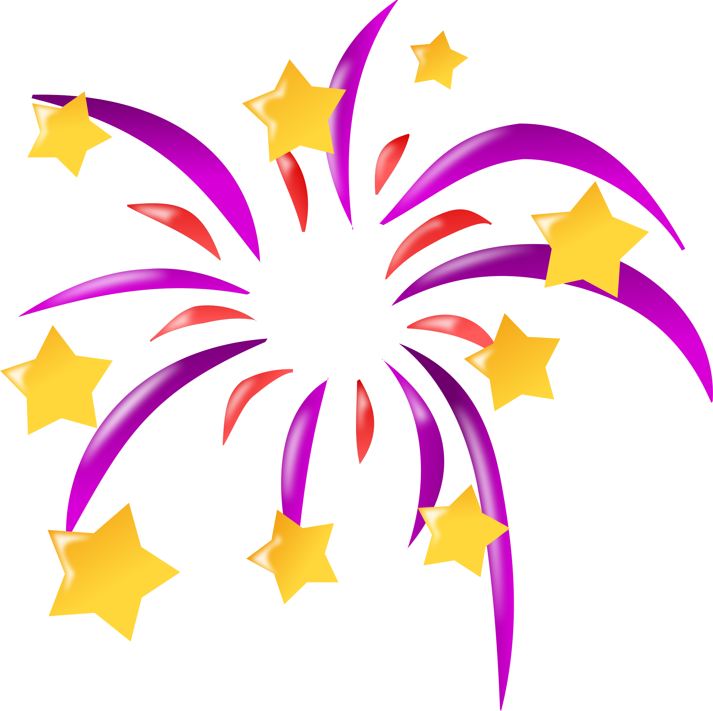 Festival Clip Art Many Interesting Cliparts - Fireworks Cartoon - Png Download (800x800), Png Download
