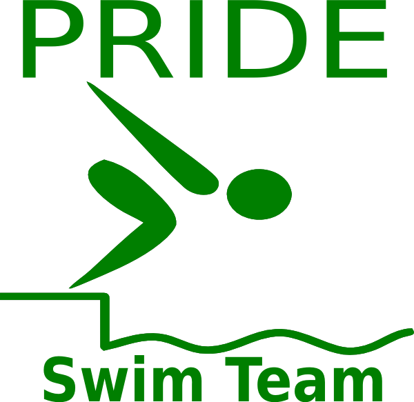 Pride Swim Team Clip Art - Swimming Clipart - Png Download (600x583), Png Download
